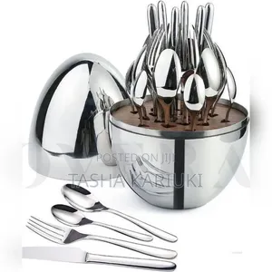 *36pc Executive Egg-Shaped Cutlery Set*