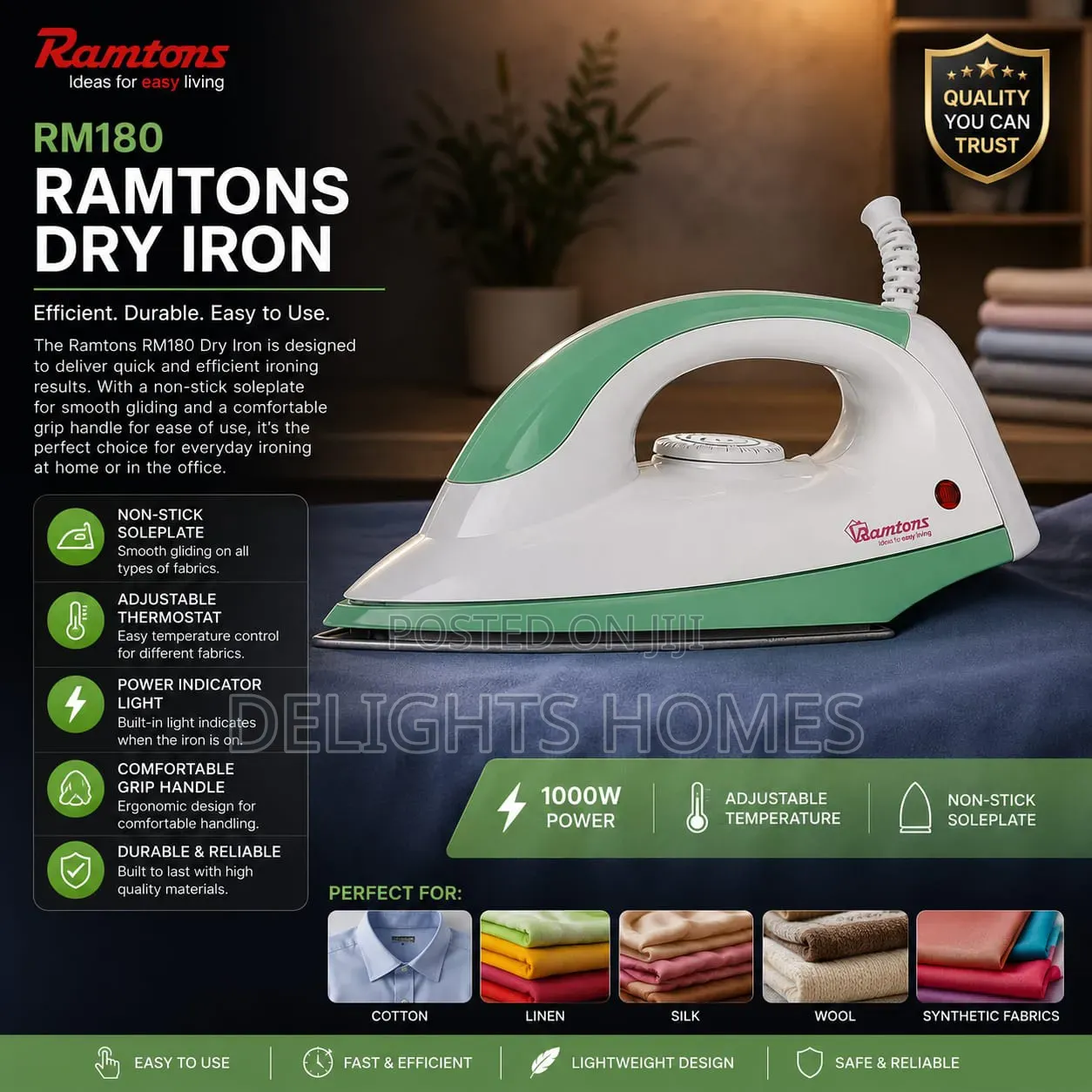 RM180 Ramtons Dry Iron_b