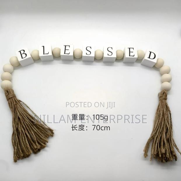 25mm Square Bead (Love, Blessed , Family, Home) - thumbnail 3
