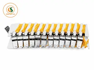 Professional Stainless Steel Referee Whistle Set With Lanyards