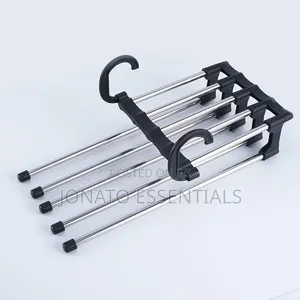 Stainless Steel 5 in 1 Trouser Hanger Space Saver