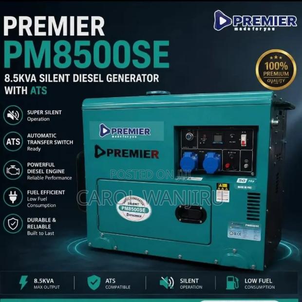 Premier 8.5KVA Super Silent Diesel Generator/8.5kva Silent Generator