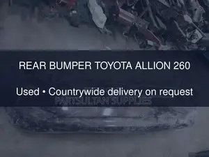 Rear Bumper Toyota Allion 260
