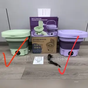 *Electric Foldable Washing Machine. 7.5Kg*
*(Green Purple Colour)*