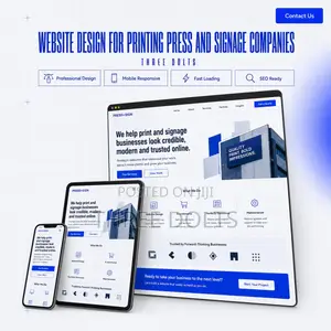 Website Design for Printing Press and Signage Companies