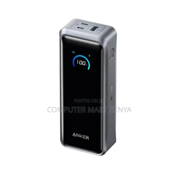 Anker Prime Power Bank, 27,650mAh 3-Port 250W With 100W Charging Base.