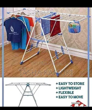 *Assembled Portable Clothe Rack*