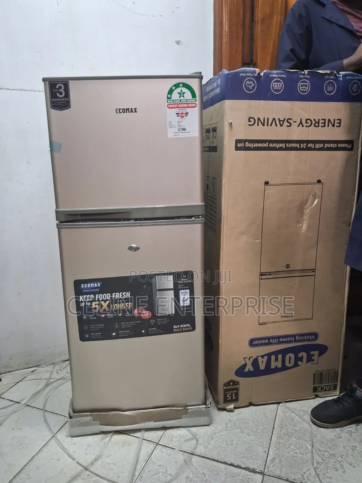 Ecomax 118L Compact Refrigerator