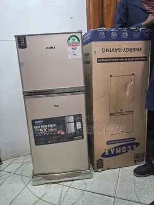Ecomax 118L Double Door Fridge