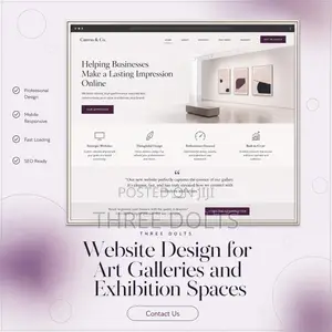 Website Design for Art Galleries and Exhibition Spaces