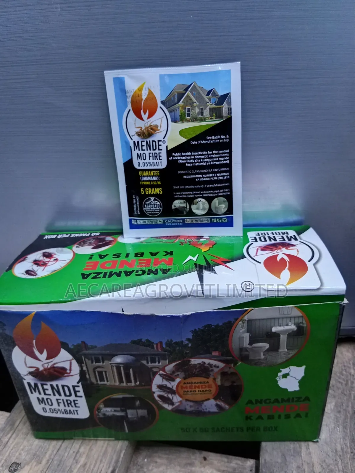 Mende Mo Fire 0.05% Bait 5g Cockroach Insecticide