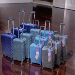 Portable 3 in 1 Unbreakable Rubber Suitcase Briefcase Travel Bags