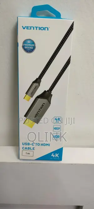 Vention Type-C to HDMI Cable 2M Black Metal Type