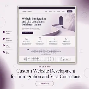 Custom Website Development for Immigration and Visa Consultants