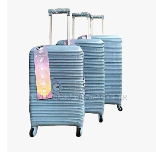 Practical 3 in 1 Unbreakable Rubber Suitcase Briefcase Travel Bags - thumbnail 2