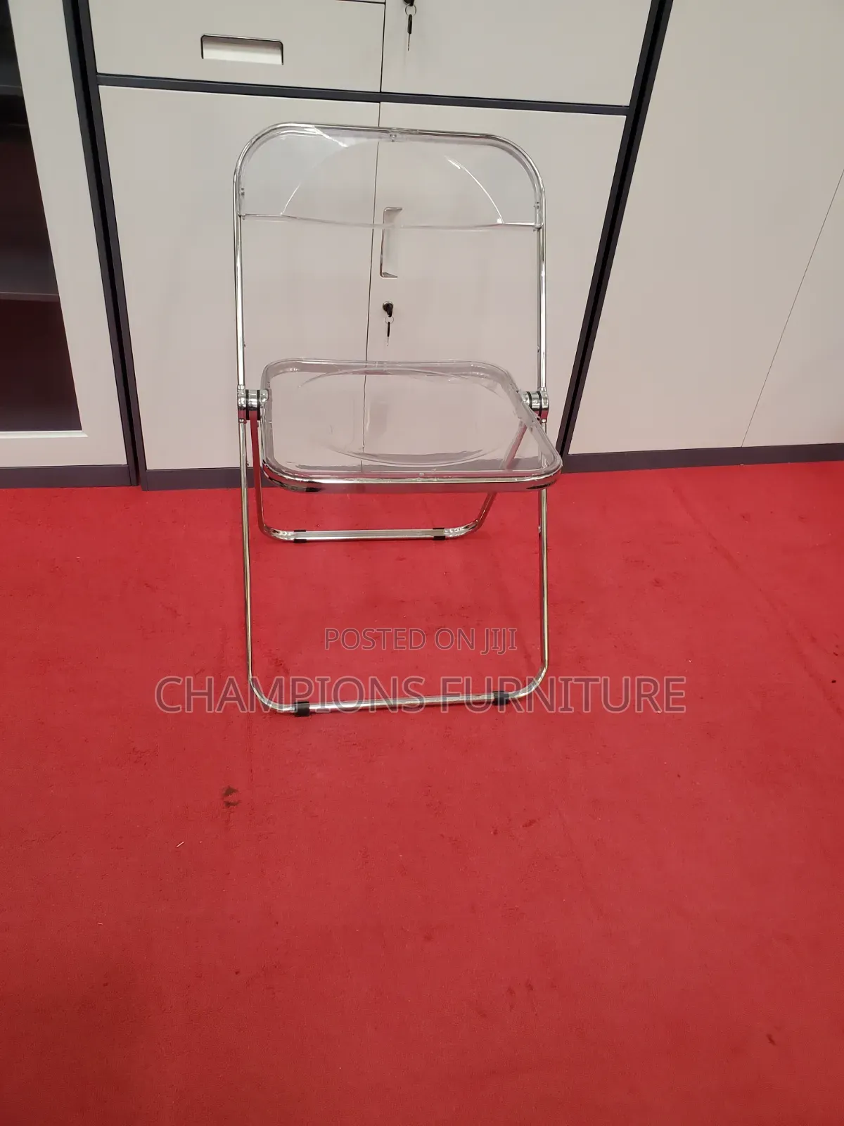 Clear Folding Chair