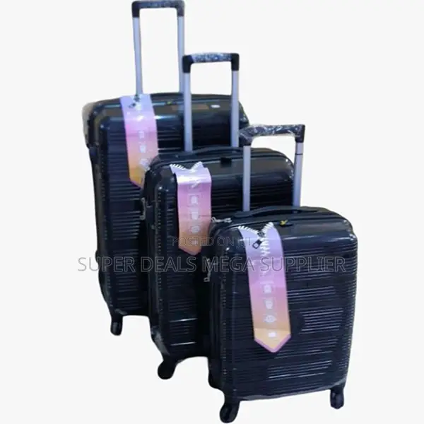 Versatile 3 in 1 Unbreakable Rubber Suitcase Briefcase Travel Bags