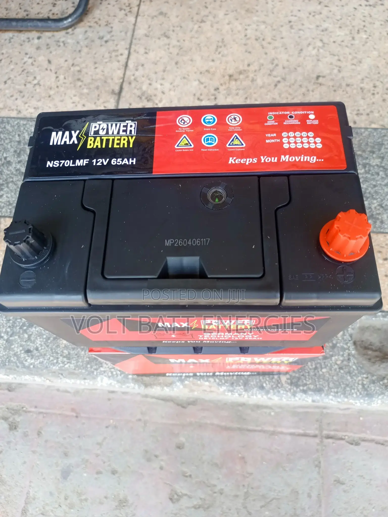 MaxWave NS70 Car Battery