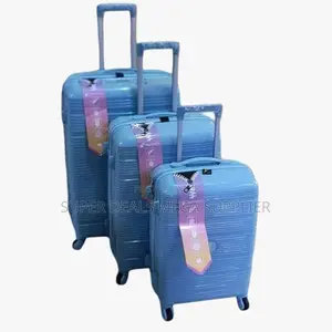 Professional 3 in 1 Unbreakable Rubber Suitcase Briefcase Travel Bags
