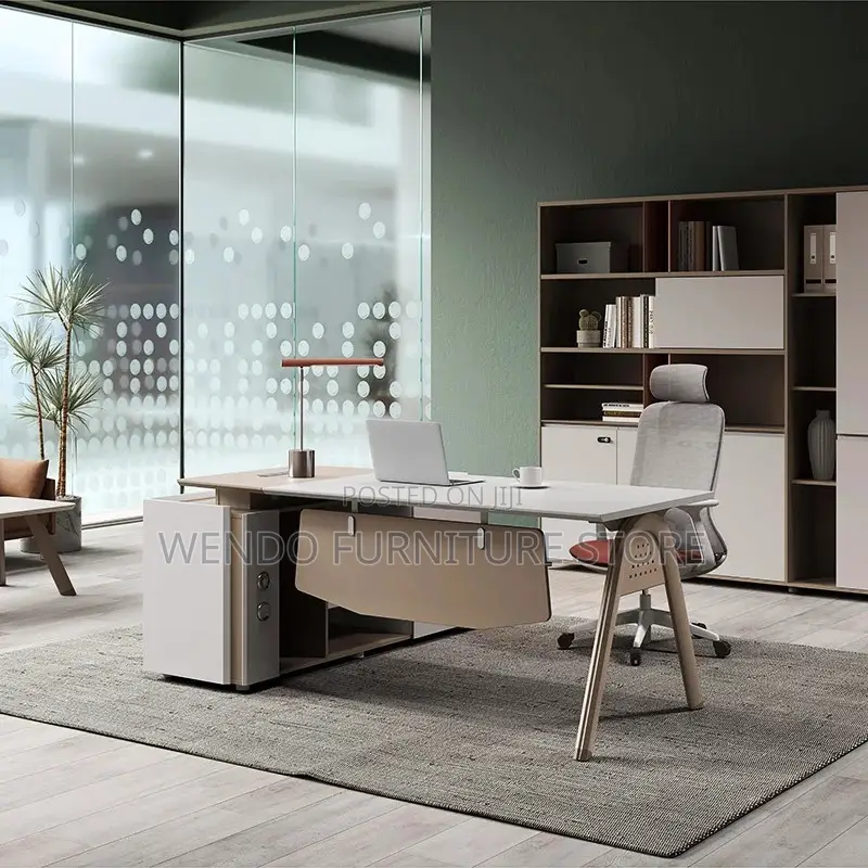 Office Desk; 1.6 Meters Executive Office Desk With Spacious Drawers