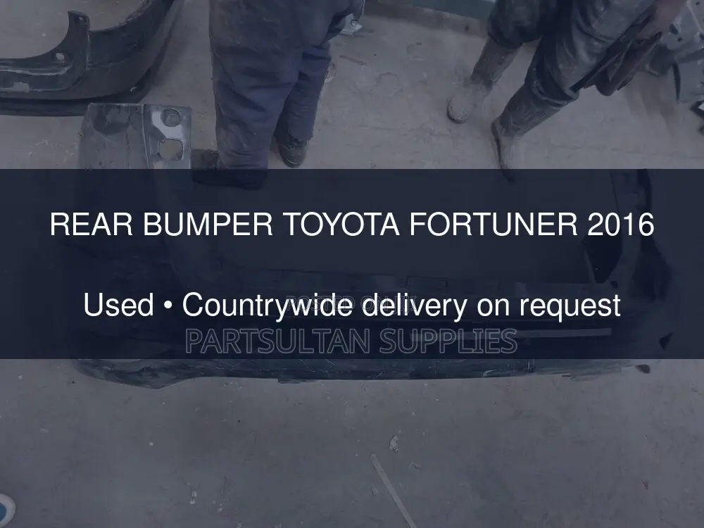 Rear Bumper Toyota Fortuner 2016