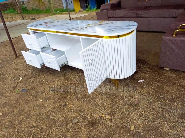 TV Stand With Mable Top - thumbnail 2