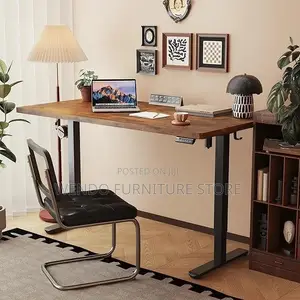 Office Desk; 1.2 Meters Electric Effortless Sit-Stand Adjustable Desk