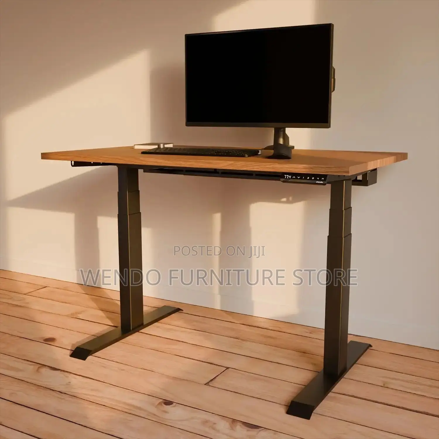 Office Desk; 1.2 Meters Electric Effortless Sit-Stand Adjustable Desk