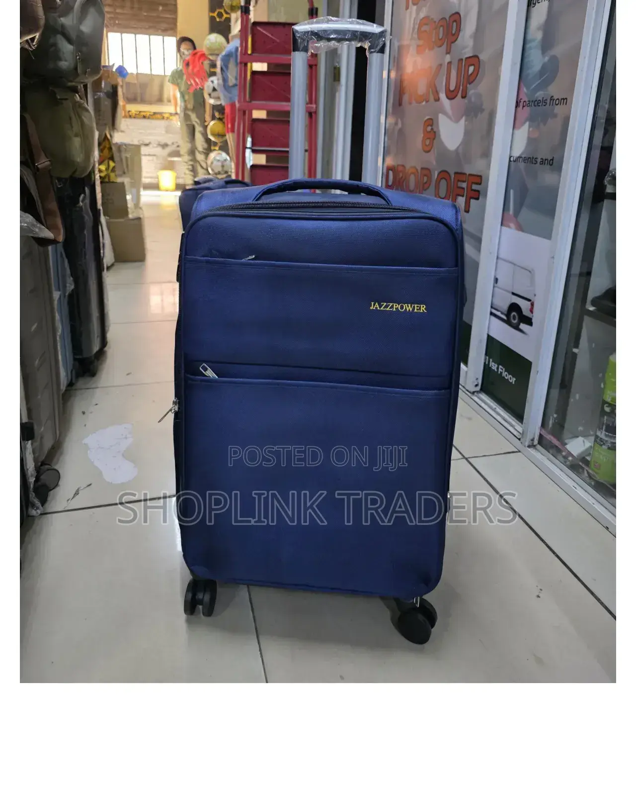 Suitcase Medium Size Fabric Suitcase