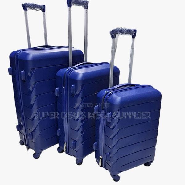 Sturdy 3 in 1 Unbreakable Rubber Suitcase Briefcase Travel Bags