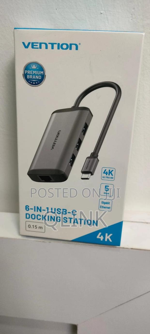 Vention USB C Multi-Function 6 in 1 Docking Station, CNCHB - main view