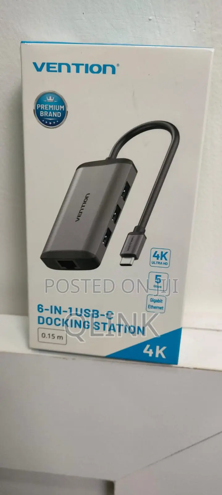 Vention USB C Multi-Function 6 in 1 Docking Station, CNCHB