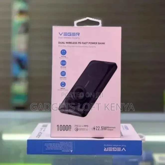 Veger MagSafe Power Bank 10000mAh With Apple Watch Charging