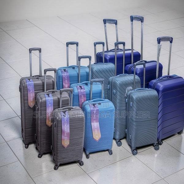 Sturdy 3 in 1 Unbreakable Rubber Suitcase Briefcase Travel Bags - thumbnail 2