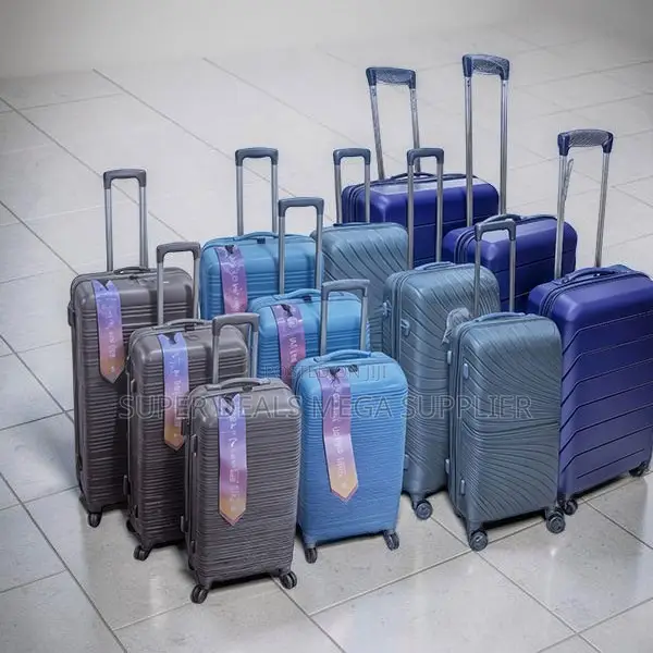 Sturdy 3 in 1 Unbreakable Rubber Suitcase Briefcase Travel Bags