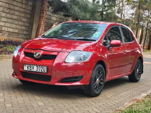 Toyota Auris 2007 Red