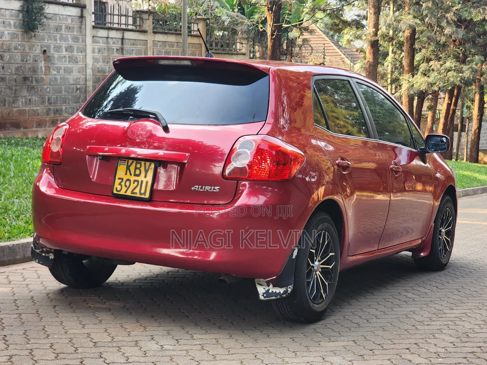 Toyota Auris 2007 Red