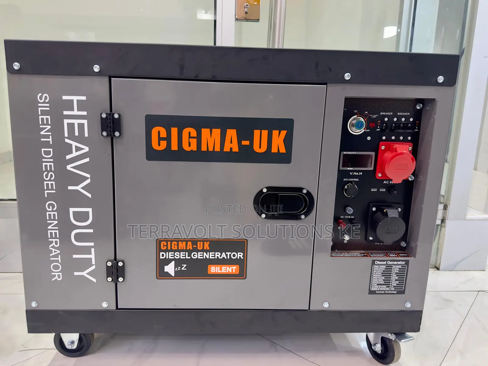 15kva Cigma UK Dual Phase Diesel Generator