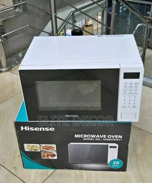 Hisense 20L Digital White Microwave Oven – 700W With LED Display