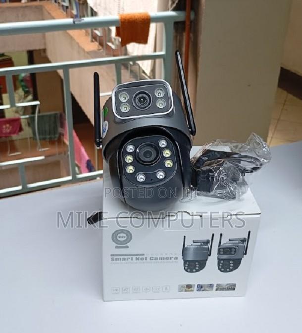 4G Dual Lens Smart CCTV Indoor Camera 4MP PTZ Motion Detection Night