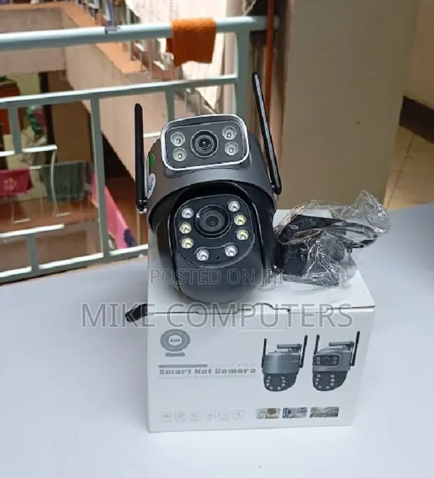 4G Dual Lens Smart CCTV Indoor Camera 4MP PTZ Motion Detection Night