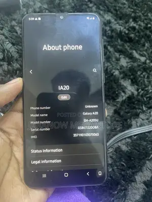 Samsung Galaxy A20 32 GB Black