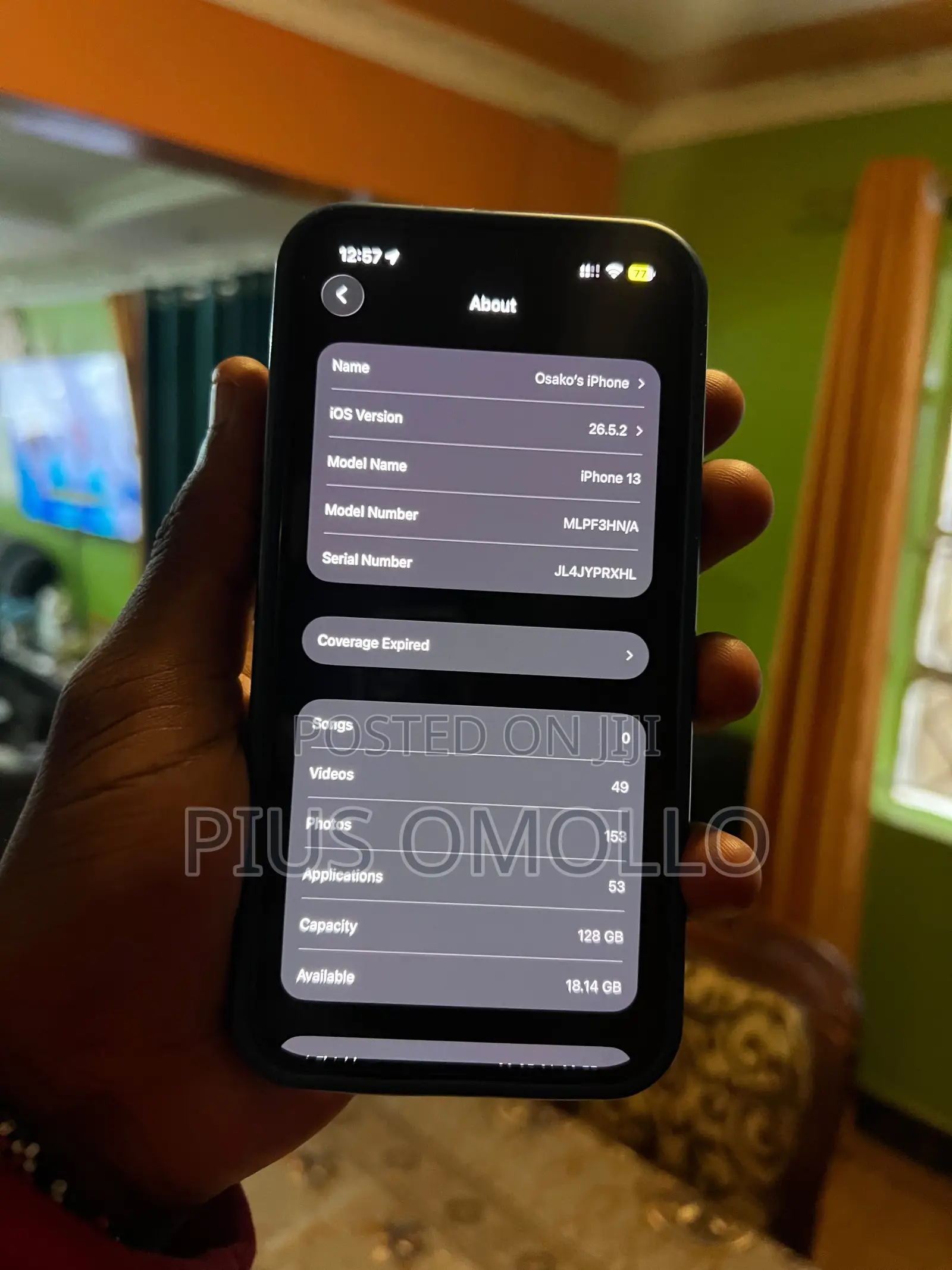 Apple iPhone 13 Mini 128 GB Black