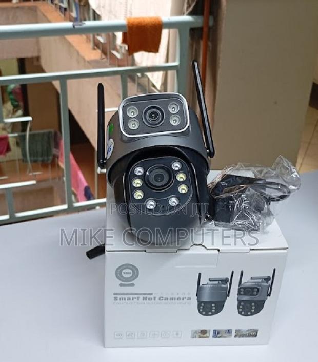 SIM Card 4G Camera Indoor Dual Lens