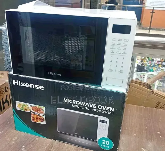 Hisense 20L White Microwave Oven – Excellent Condition