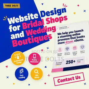 Website Design for Bridal Shops and Wedding Boutiques