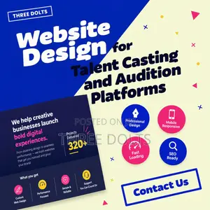 Website Design for Talent Casting and Audition Platforms