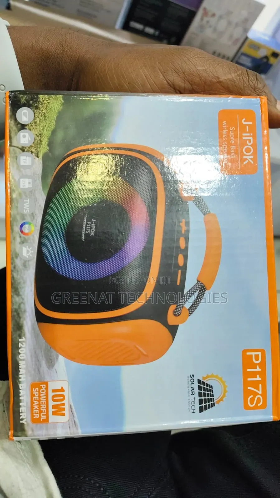 FM Radio With Bluetooth Solar Charged