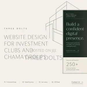 Website Design for Investment Clubs and Chama Groups