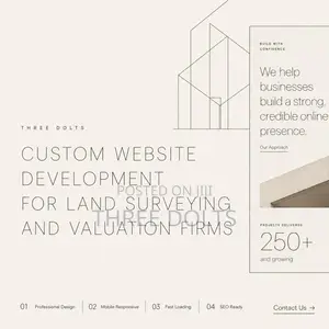 Custom Website Development for Land Surveying and Valuation Firms